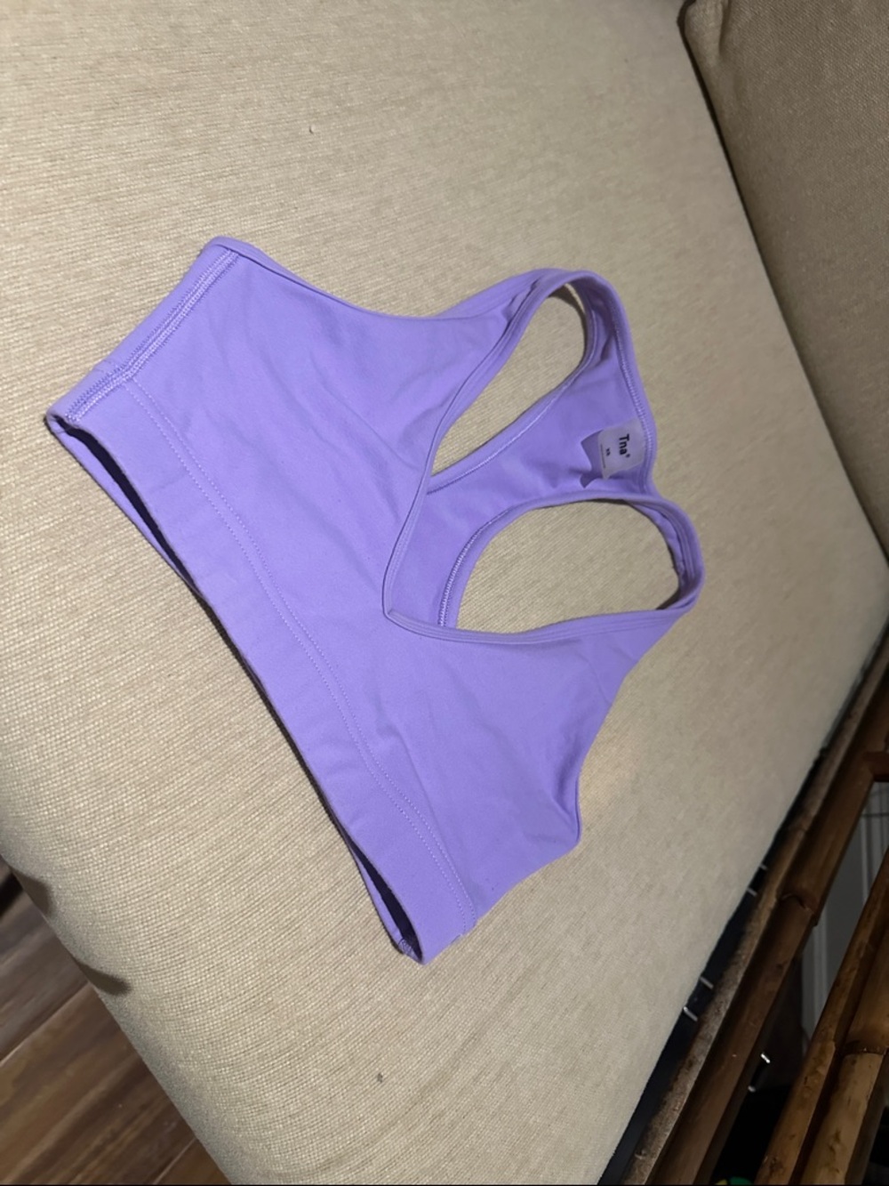 TNA Lavender Racerback Sports Bra